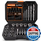 Valkynos 26 Pcs Bolt Extractor Kit Left Hand Drill Bit Reverse New. Price: $52.88.
