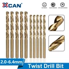 Xcan 3.2-5.2MM Hss M2 Cobalt Coated Twist Drill Bit Wood/metal Hole New. Price: $9.55.