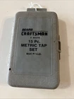 Sears Craftsman 15 Piece Metric Tap Set 52378 Used. Price: $50.00.