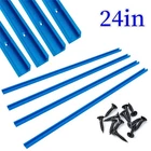Aluminum T-track 24 Inch Pack Of Blue Anodized With Mounting Holes Woodworking New. Price: $26.55.