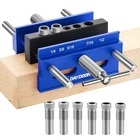 Daydoor 6.7" Self Centering Jig, Wide Capacity Doweling Large, Blue New. Price: $60.08.