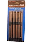 Cal Hawk Tools CSDB32L Extra Long Security Bit Set (32 Piece), 6" New. Price: $22.99.
