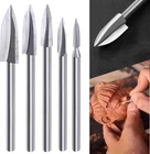 Wood Carving Tools, 5 Pcs Hss Engraving Drill Bit Set Crafts Grinding New. Price: $18.24.