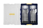 Irwin IWAX128PC Speedbor Max Wood Spade Bit Set, 8-PIECES New. Price: $23.70.