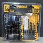 Dewalt DWA1195 15 Piece Drill Bit Set W/ Case New. Price: $24.99.