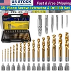 35-PIECE Master Screw Extractor And Drill Bit Set Removal Tool HAN11135ZR New. Price: $148.99.