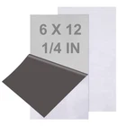 2PACK 6061 T651 Aluminum Sheet Metal X 12 1/4 (6MM) Inch Flat Plain New. Price: $36.25.