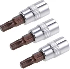 Uxcell 3PCS 1/4" Drive T30 Torx Socket, S2 Steel Cr-v Sockets New. Price: $10.28.