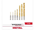 Milwaukee 48-89-4637, Shockwave Impact Duty Titanium Drill Bit Set (7-PIECE) New. Price: $17.20.