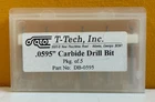 T-tech DB-0595 (pack Of 5) 0.0595" (59.5 Mil), Carbide Drill Bits. New!. Price: $19.99.
