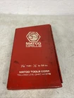 Matco Tools Hyper-step Drill Bit Set 1/16 Thru 1/2 By 64 Ths (DB29HSG) Read!!!! Used. Price: $99.95.