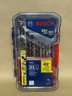 Bosch CO21B 21-PIECE Cobalt M42 Metal Drill Bit Set With Case New. Price: $72.79.