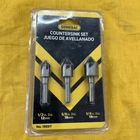 General Tools 195ST 3 Piece Countersink Bit Set New. Price: $15.00.