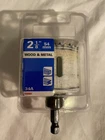 Lenox 12233 Arbored Hole Saw 1/8 54MM Wood And Metal New In Package. Price: $5.40.