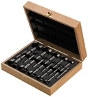 Fisch FSA-196037 16PCE Wave Cutter Forstner Bit Set In Custom Wooden Box New. Price: $229.99.