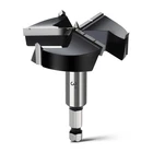 Wobllmx 3" Forstner Drill Bit 3/8" Quick Change Hex Shank Tungsten Carbide Hinge New. Price: $37.23.
