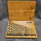 Vintage Craftsman Limited Edition Drill Bit Set Oak Wood Case Quality Lifetime Used. Price: $24.93.