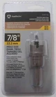 Southwire 7/8" Carbide Tipped Hole Cutter Saw Drill Bit-for 1/2" Fittings-combo New. Price: $32.50.