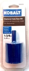 Kobalt 1-3/8IN Diamond Hole Saw Bit Model #2636230 New. Price: $11.95.