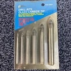 Drill Master 6-PIECE C-2 Tungsten Glass Carbide Tip Bit Set 42829 New. Price: $9.80.