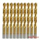10PCS 1/4" Drill Set Hss Titanium Jobber Length Twist Metal Tools New. Price: $10.99.