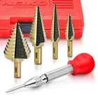 Neiko 10169A Step Drill Bit Set And Automatic Center Punch 5 Tri-flat Shank New. Price: $36.55.