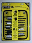 Ryobi 10-PC Wood Spade Bit Set W/ Storage Mat Compatible With All Drills A971001 New. Price: $18.88.