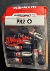 Milwaukee #2 Phillips Bits Shockwave Impact Duty Insert 48-32-4604 (pack Of 25) New. Price: $19.99.
