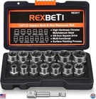 Rexbeti 13+1 Piece Impact Bolt & Nut Extractor Set With Durable Storage Case New. Price: $41.15.