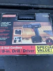 Sears Craftsman Nos 9.6V Cordless Drill Driver Case 11078 Variable Read Notes New. Price: $69.00.