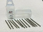 Malco, Drill Bit, 1/8", Double Ender, Of 12, Mini Carrying Case, DE18, 2" New. Price: $31.14.