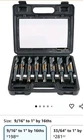 Accusize M35 Cobalt 1/2 Shank Drill Bit Set 9/16 New. Price: $150.00.