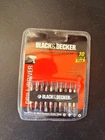 Black And Decker Drill Driver Kit 10 Piece Double Ended Set New Old Stock Nos. Price: $14.99.
