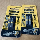 Dewalt Max Fit Torx T20, In. DWA1TX20MF2, Bits Each Pack, Lot Of New. Price: $6.99.