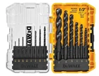 Dewalt 14-PIECE (black And Gold) Drill Bit Set # DWA1184, Upc 885911426732 New. Price: $18.99.
