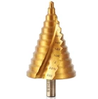Macxcoip Step Drill Bit Set, To 2-3/8", Hex Shank High 1/4"-2-3/8"(HSS) New. Price: $44.39.