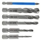 Vibedor 5 Pack Stubby Drill Bit Set, Quick Change Hex Shank Metal Hss M2 Dril... New. Price: $12.71.