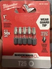 Milwaukee 48-32-4636 Shockwave Impact Driver Bit Set New. Price: $16.00.
