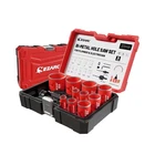 Ezarc Hole Saw Kit, 16PCS Bi-metal Set With 3/4"-2-1/2... Fast Usa Ship New. Price: $74.95.