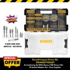 Dewalt Flextorq Impact Ready Driver Bit Set 100 -piece + Free Bonus New. Price: $72.00.