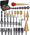34 Pack Wood Working Chamfer Drilling Tools, 6 Countersink Bit Set, 7... New. Price: $37.65.