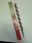 Milwaukee 48-13-6250 1-1/4" X 18" Ship Auger Bit Open. Price: $39.99.
