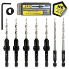 Jnb Pro Countersink Drill Set 5PC Self-centering Woodworking With 4 New. Price: $42.09.