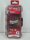 New! Milwaukee Shockwave Impact Duty Red Helix 15 Pc Drill Bit Set 48-89-4670. Price: $16.70.