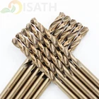 Isath 0.5MM-10MM Hssco M35 Cobalt Twist Drill Bit Set Jobber Metal New. Price: $6.99.