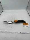 Fiskars Garden Weeder Hand Tool Ergonomic Stainless Steel Orange 8420 Lifetime Open. Price: $10.93.