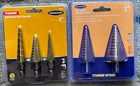 Warrior High Speed Steel Step Drills - 3 Titanium Nitride 1/4 Shank With 2PC New. Price: $24.99.