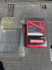Sears Craftsman Nos 21PC Black Oxide Drill Bit Set Case 66020 Import New. Price: $36.95.