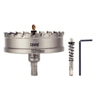 Cenyb 4-5/16" 110MM Tungsten Carbide Tipped Hole Saw + 2 Titanium Drill Bits New. Price: $55.94.