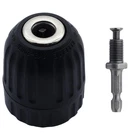3/8" Quick Change Keyless Drill Chuck Adapter 0.8-10MM, 1/4-INCH Hex Shank Ke... New. Price: $14.07.